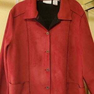 Alfred Dunner Women's Red Jacket Sz 14